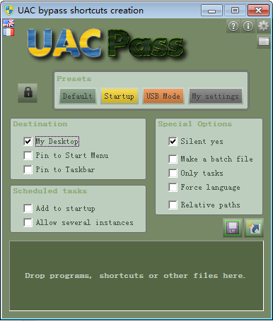 UAC Pass(一键关闭UAC)