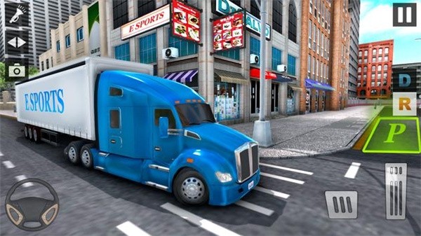 Euro Truck Driving Simulator(城市运输卡车停车场)截图4