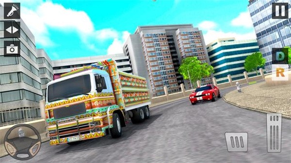 Euro Truck Driving Simulator(城市运输卡车停车场)截图1