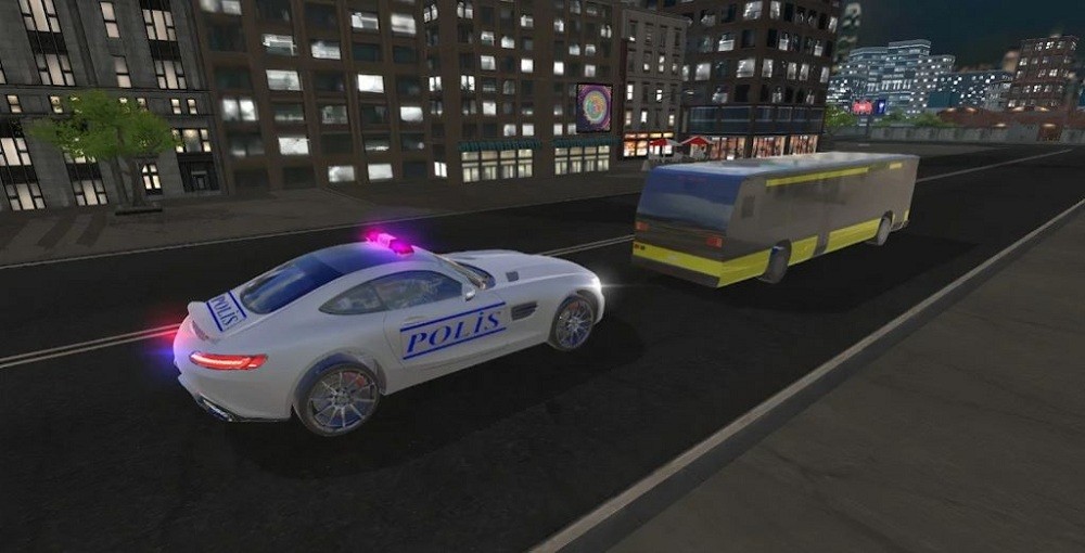 Mercedes Police Car Game 2021(梅赛德斯警车模拟2021)截图2