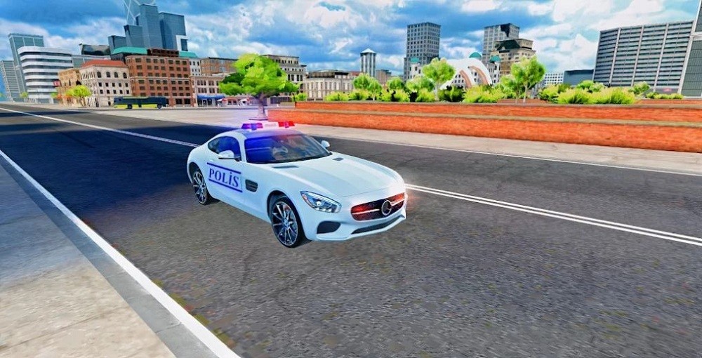 Mercedes Police Car Game 2021(梅赛德斯警车模拟2021)截图1