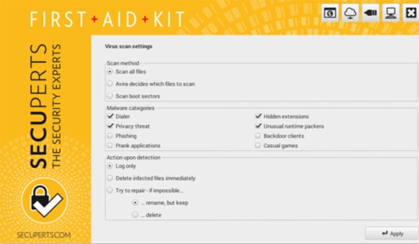 SecuPerts First Aid Kit截图