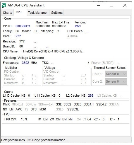AMD64 CPU Assistant截图2